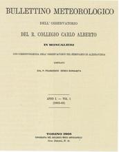 bollettino meteorologico antico